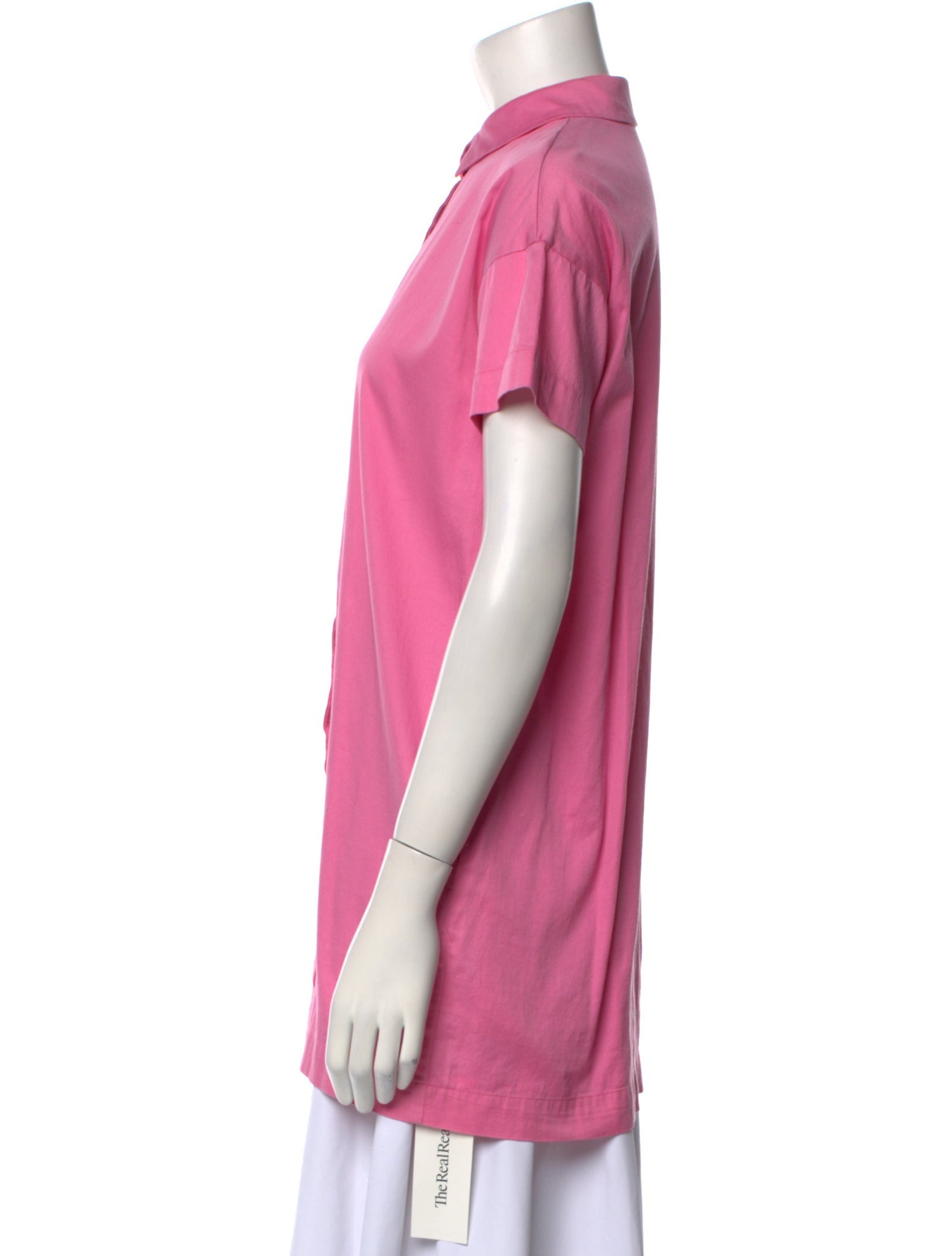 Marimekko Short Sleeve Button-Up Top