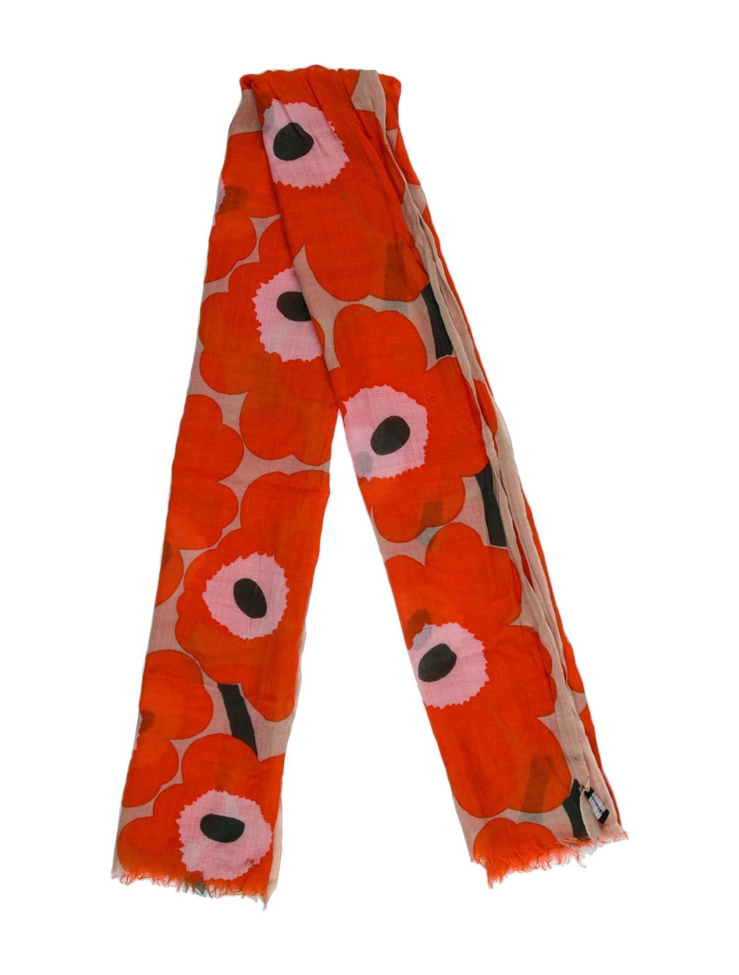 Marimekko Silk Printed Scarf