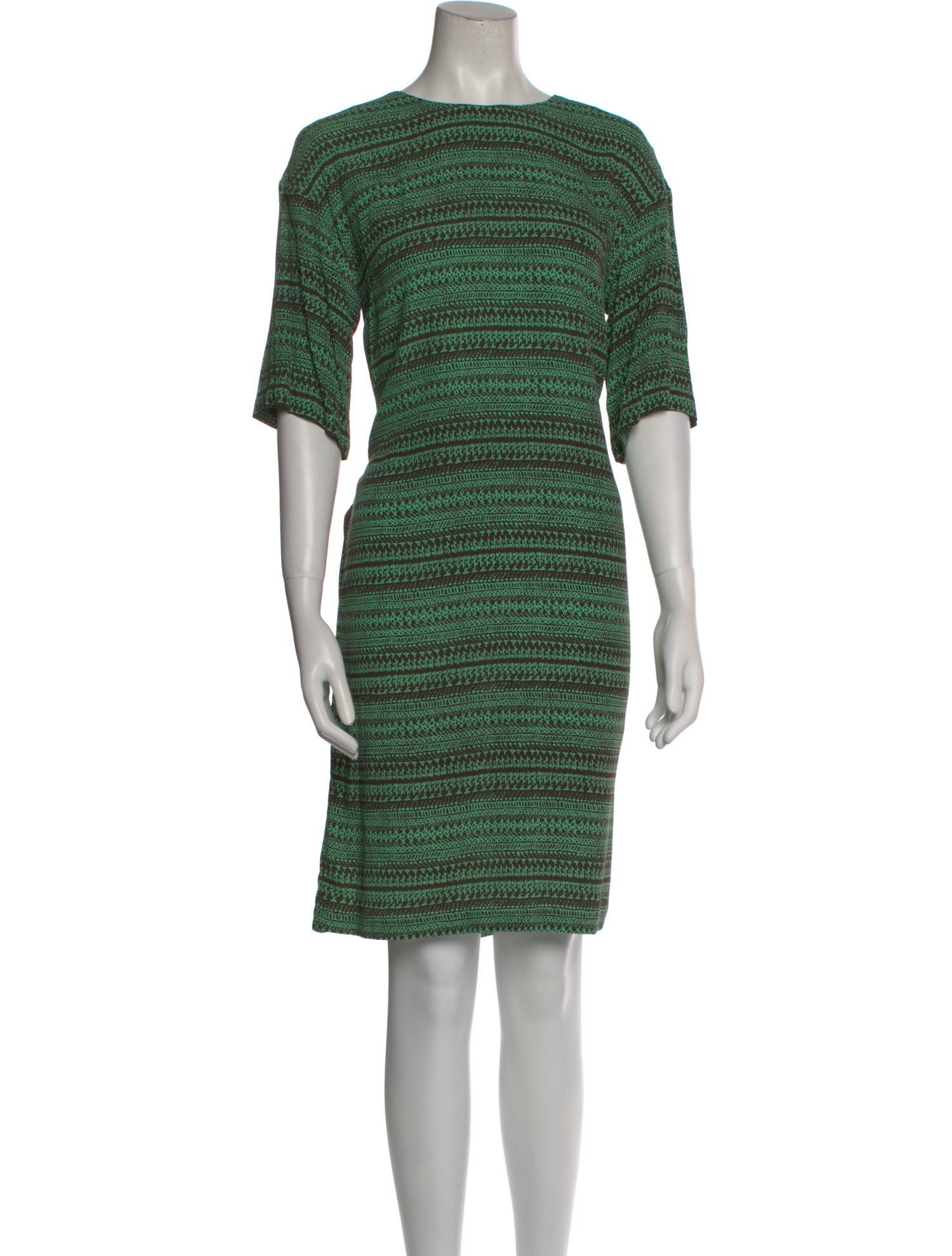 Marimekko Striped Knee-Length Dress