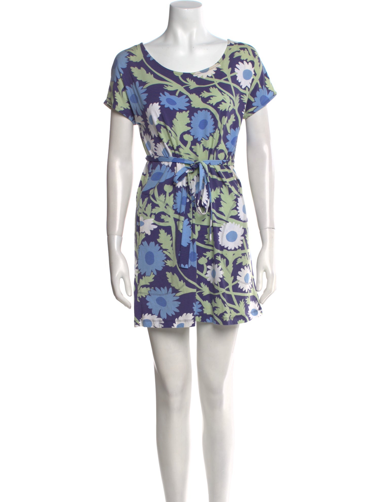 Marimekko Floral Print Mini Dress
