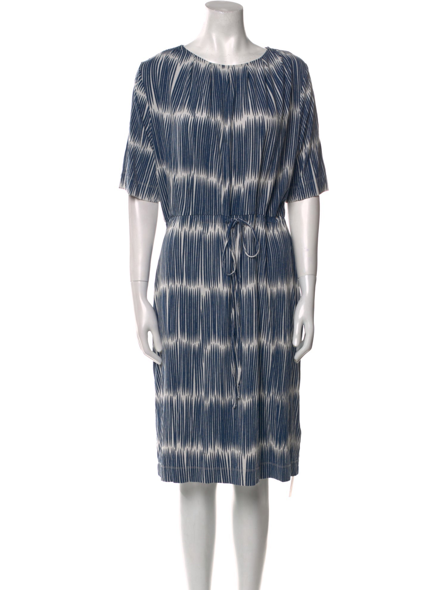 Marimekko Tie-Dye Print Knee-Length Dress