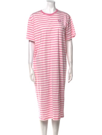 Marimekko Striped Midi Length Dress