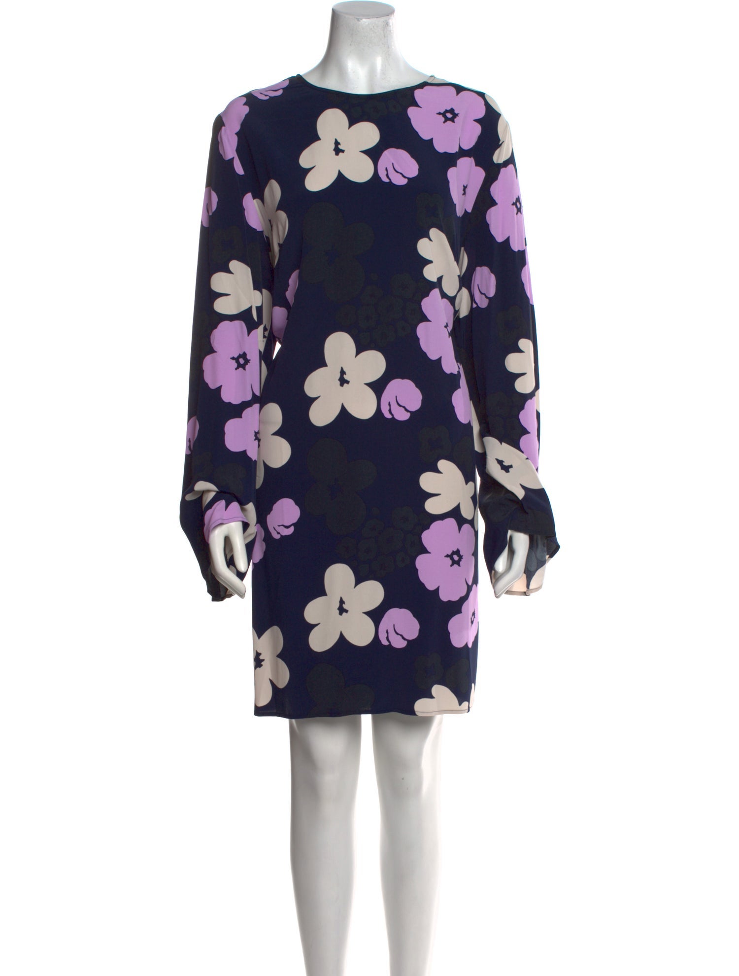 Marimekko Floral Print Knee-Length Dress