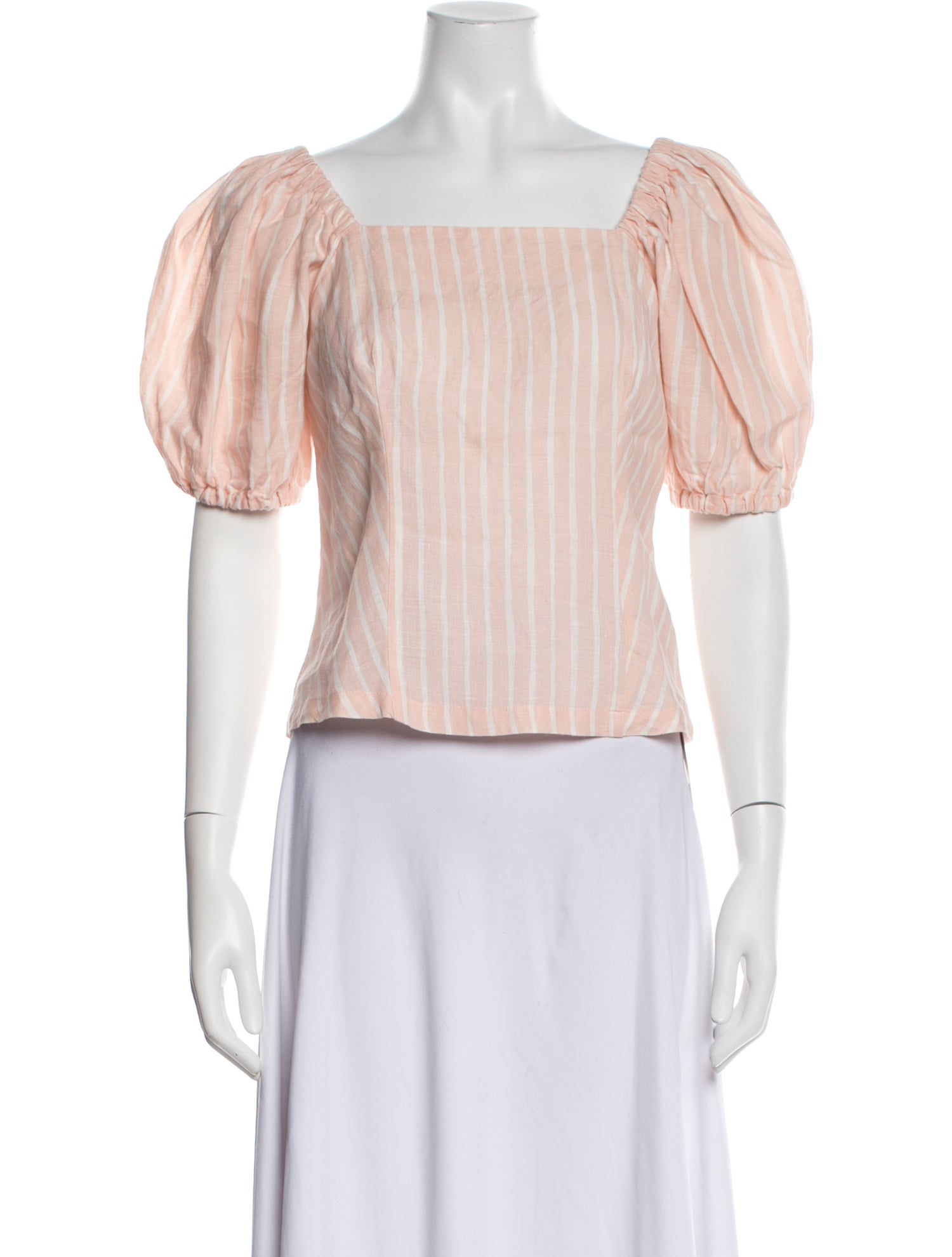 Marimekko Linen Striped Crop Top