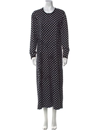 Marimekko Polka Dot Print Long Dress