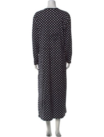 Marimekko Polka Dot Print Long Dress