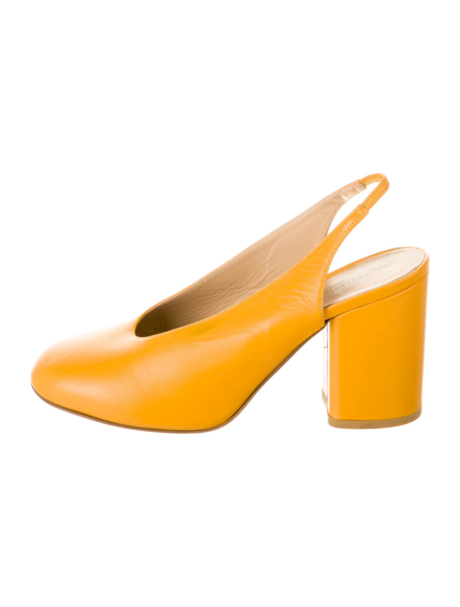 Marimekko Leather Slingback Pumps