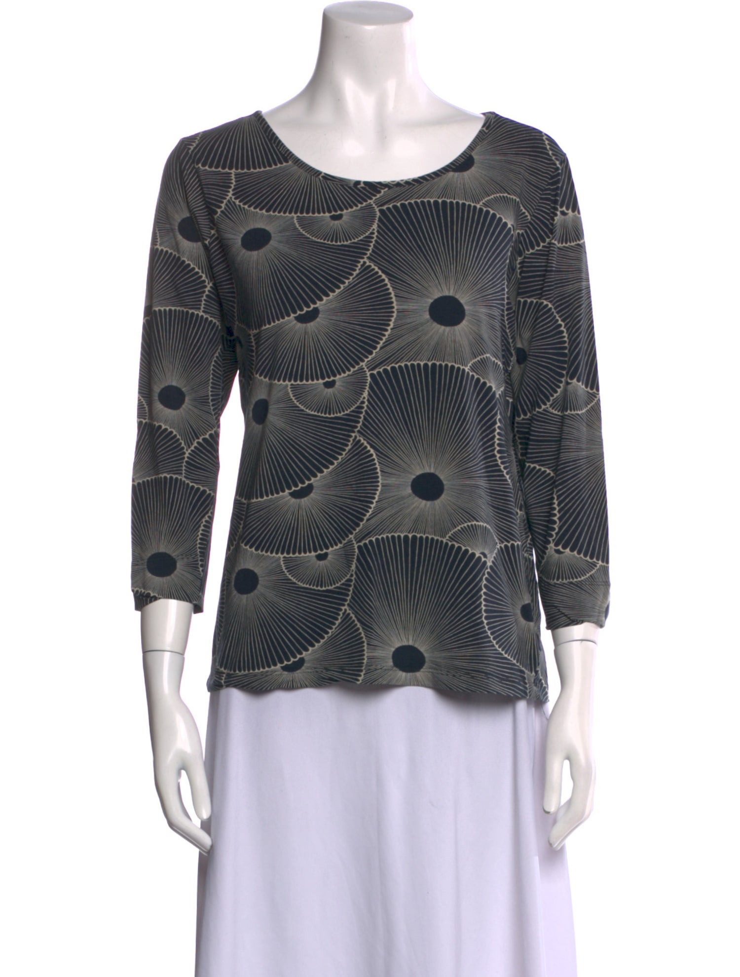 Marimekko Printed Scoop Neck Top