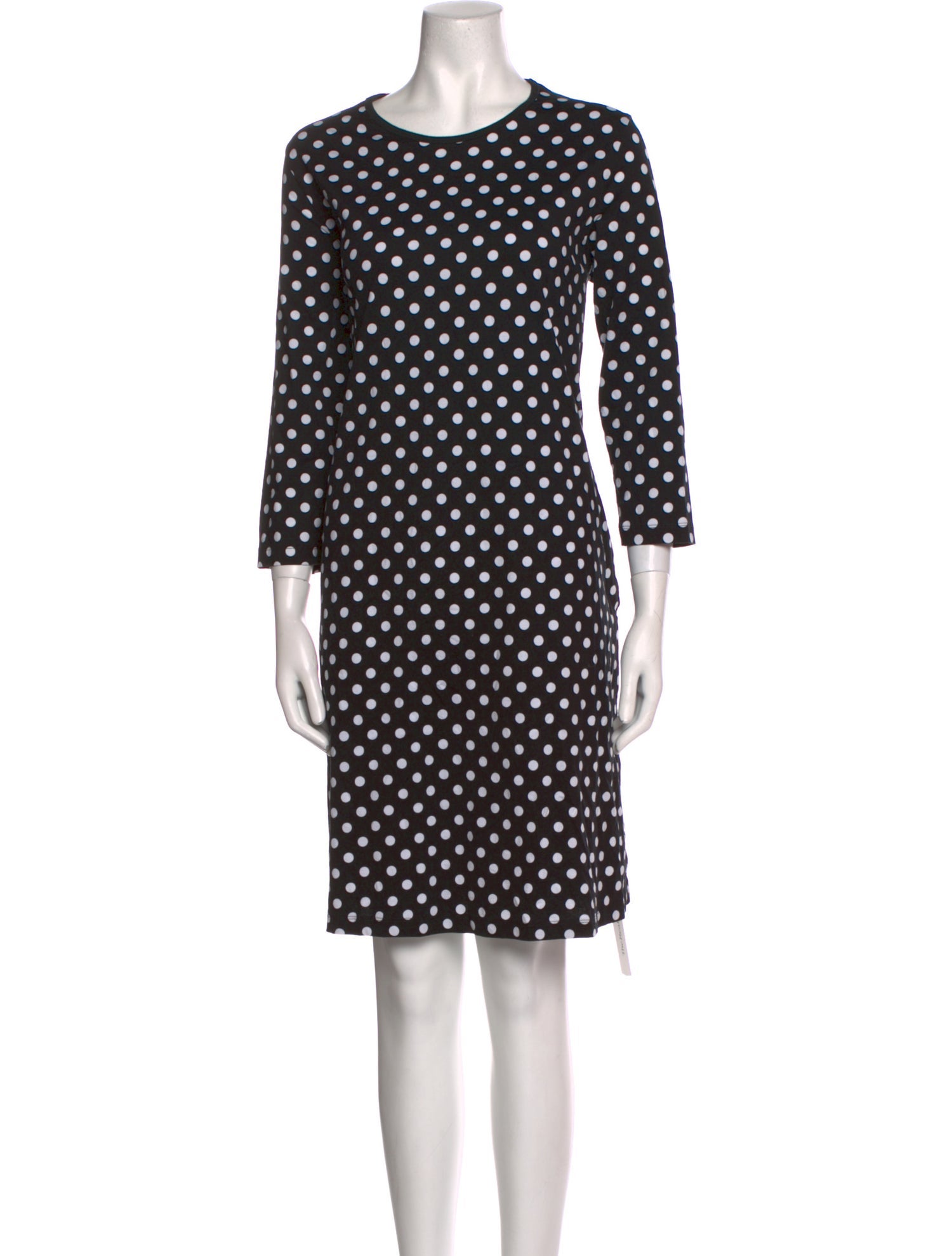 Marimekko Polka Dot Print Knee-Length Dress
