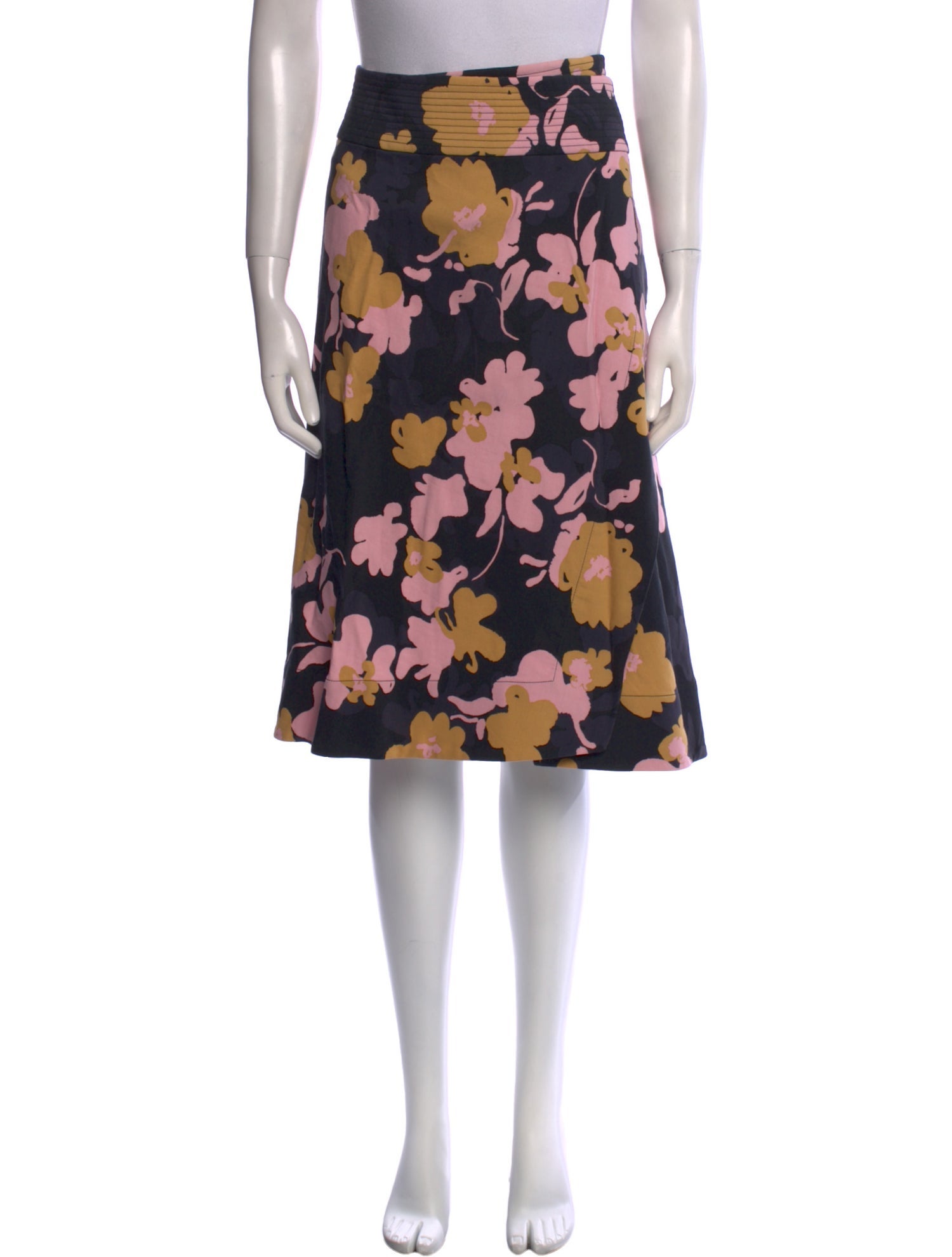 Marimekko Floral Print Knee-Length Skirt