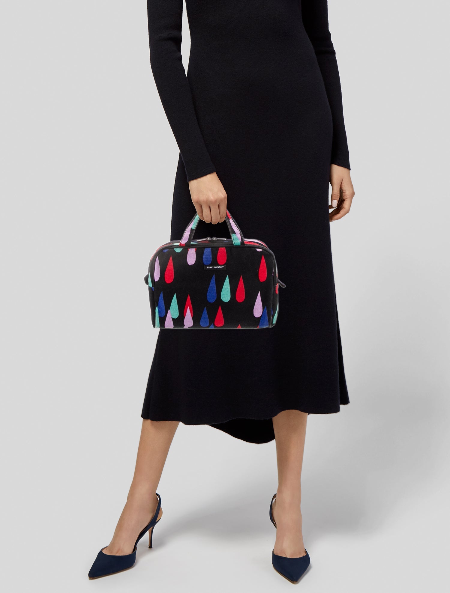 Marimekko Canvas Top Handle Bag