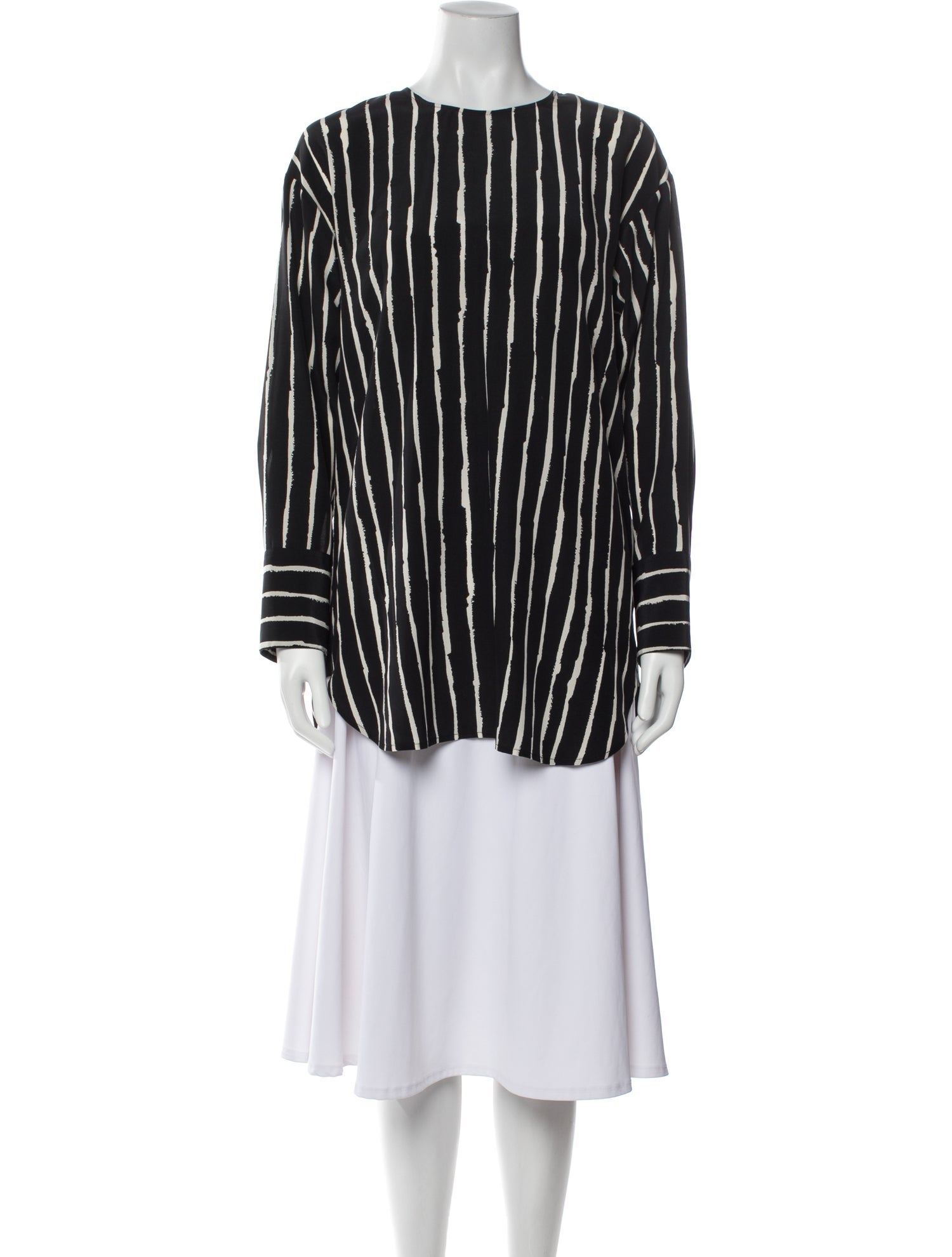 Marimekko Silk Striped Tunic