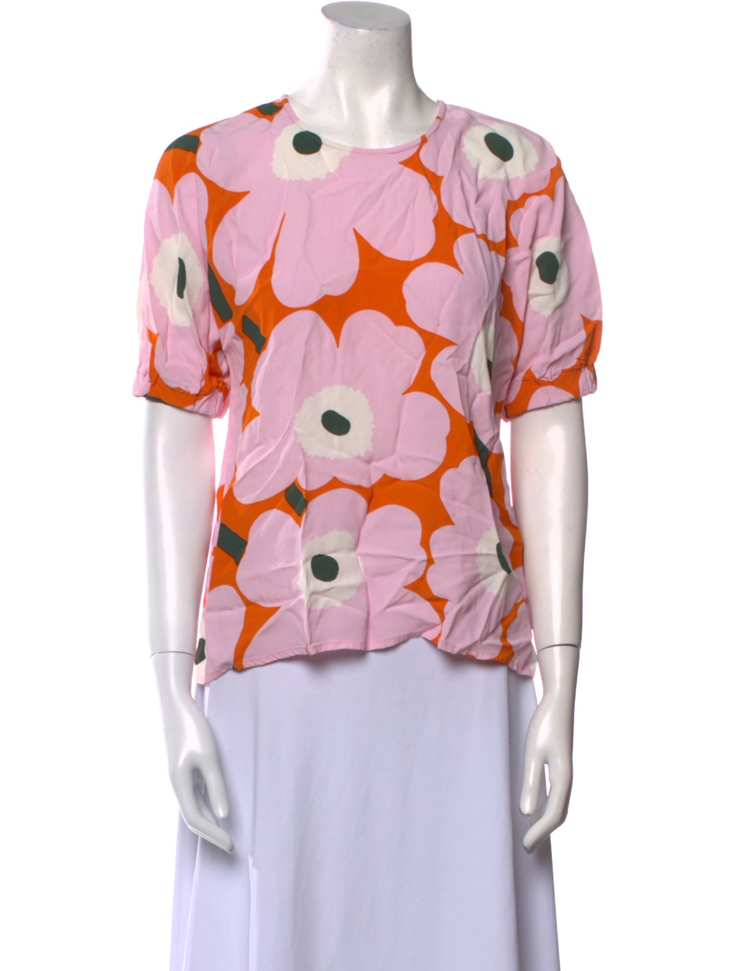 Marimekko Printed Crew Neck Top