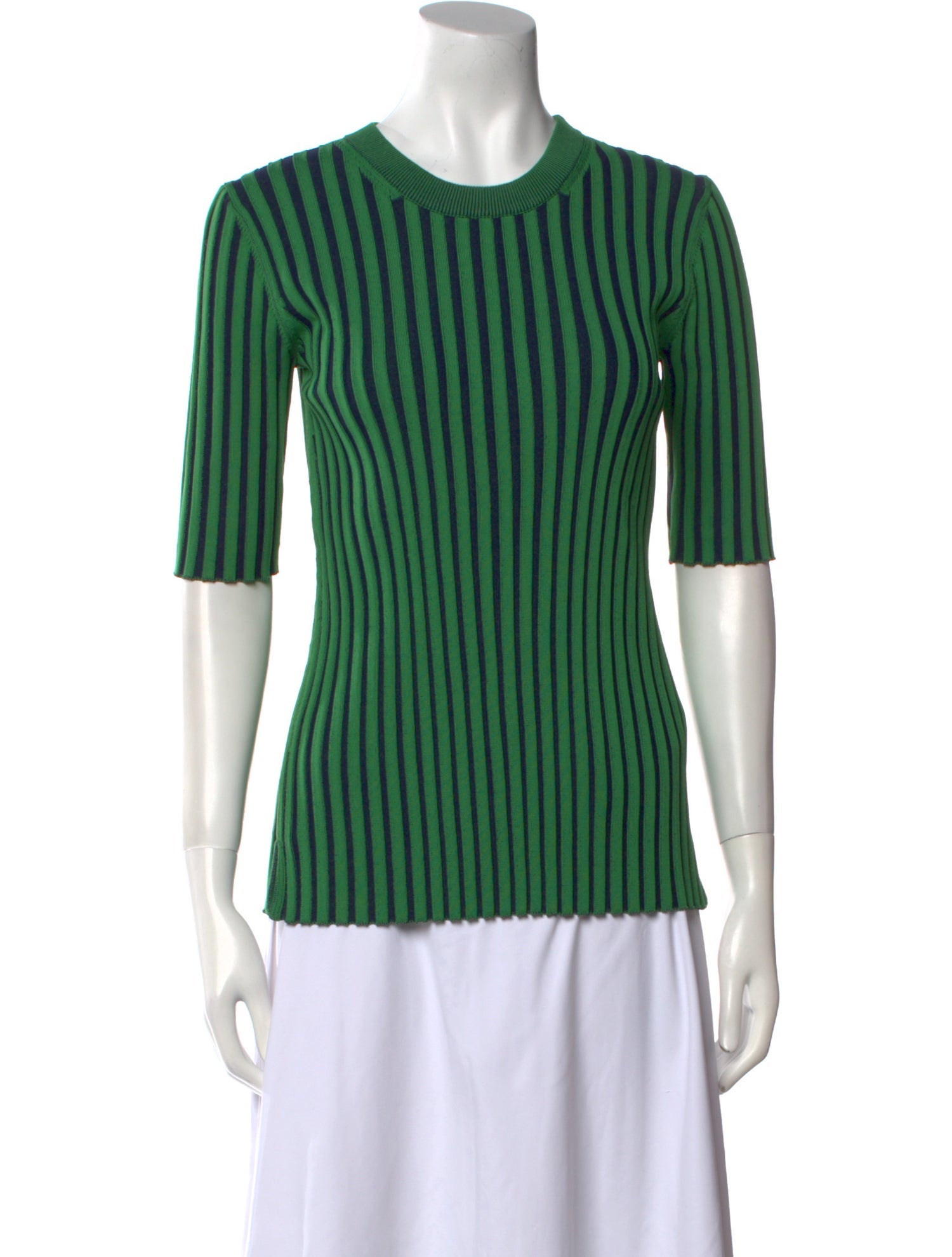 Marimekko Striped Crew Neck Top