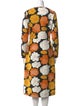 Marimekko Floral Print Midi Length Dress
