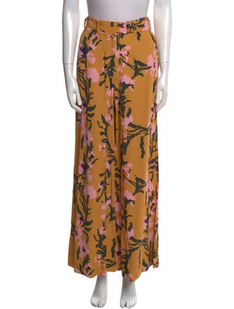 Marimekko Floral Print Wide Leg Pants