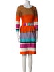 Marimekko Striped Knee-Length Dress
