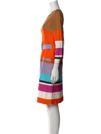 Marimekko Striped Knee-Length Dress
