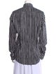 Marimekko Striped Long Sleeve Button-Up Top