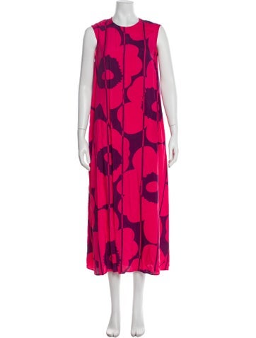Marimekko Dresses Floral Print Long Dress Us4, Fr36 | S