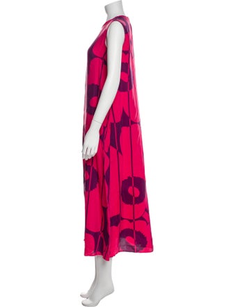 Marimekko Floral Print Long Dress