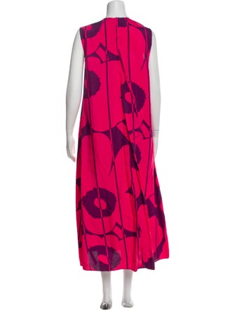 Marimekko Floral Print Long Dress
