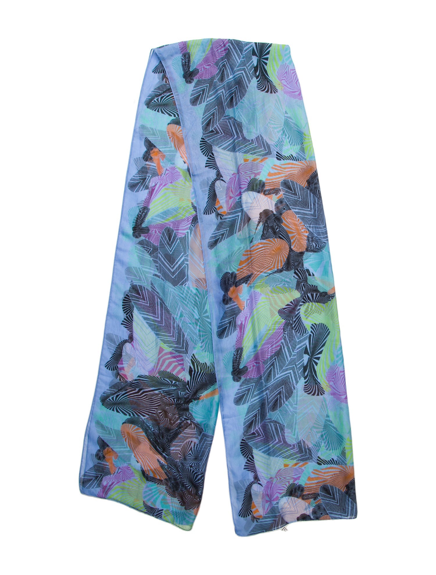 Marimekko Silk Printed Scarf