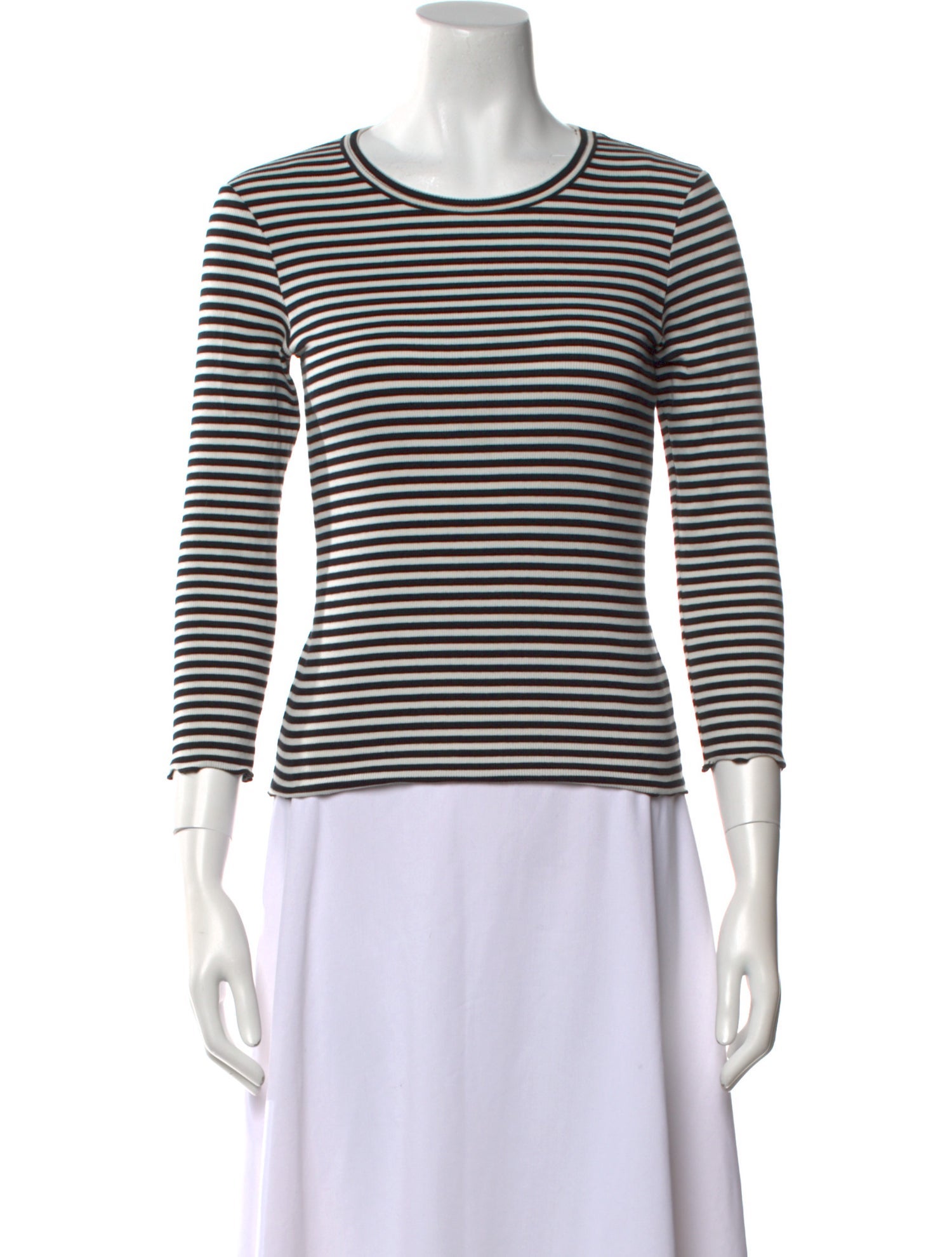 Marimekko Striped Crew Neck T-Shirt
