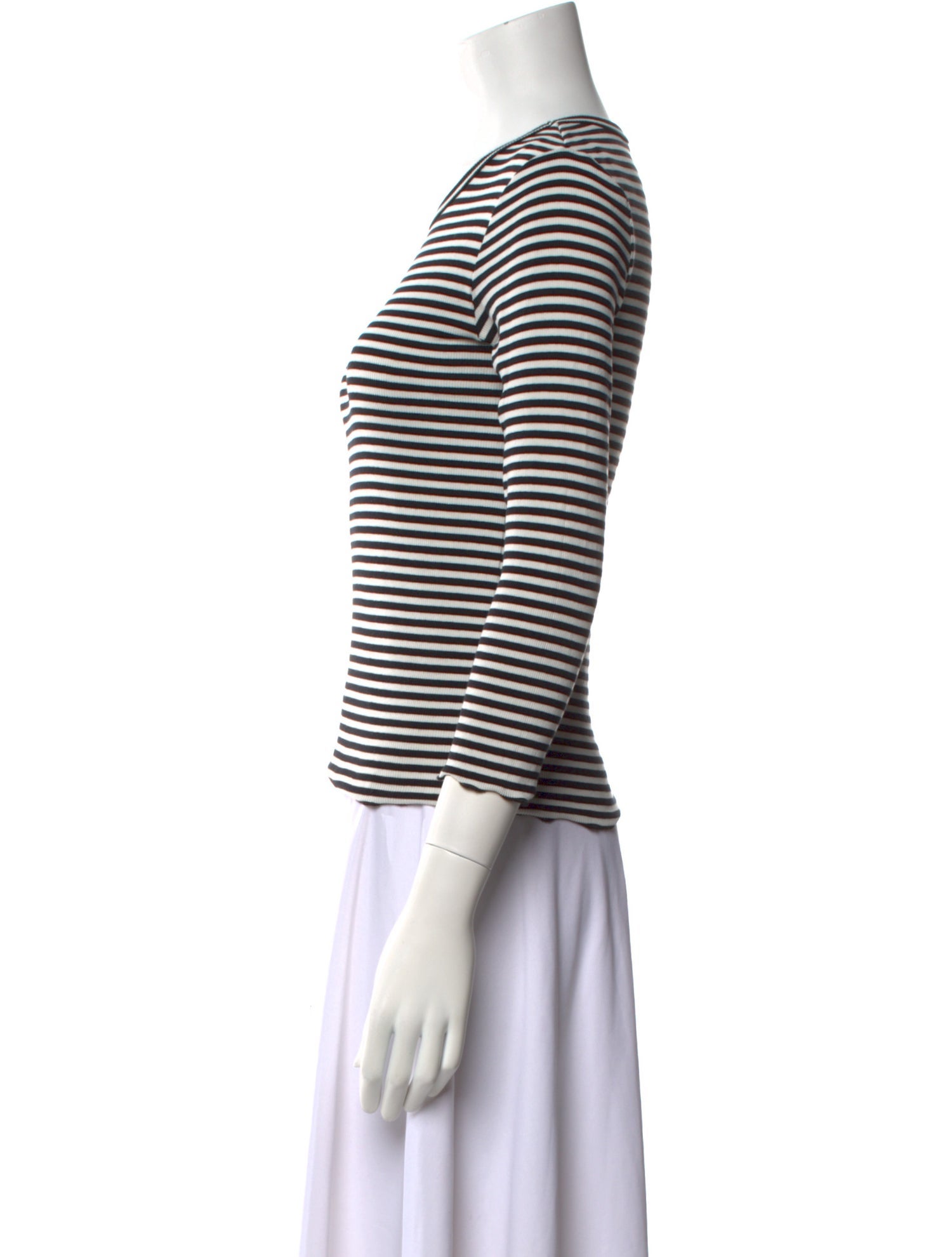 Marimekko Striped Crew Neck T-Shirt