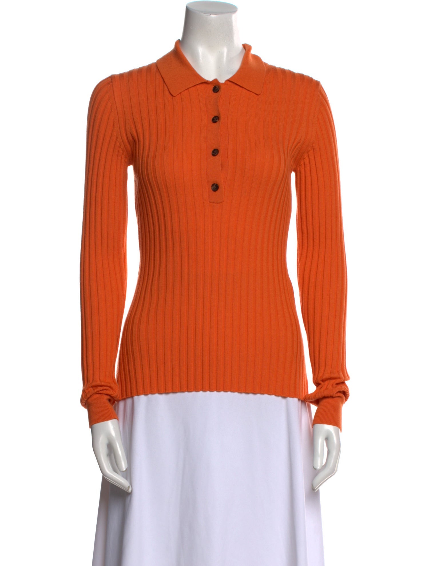 Marimekko Wool Long Sleeve Polo