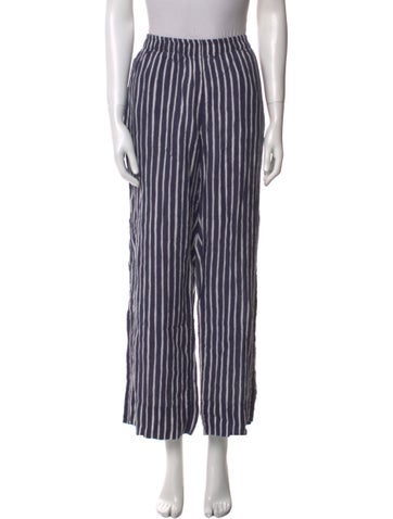 Marimekko Pants Striped Wide Leg L