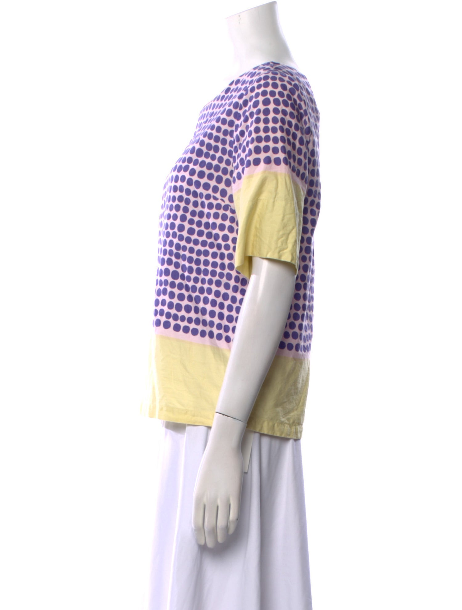 Marimekko Printed Bateau Neckline T-Shirt