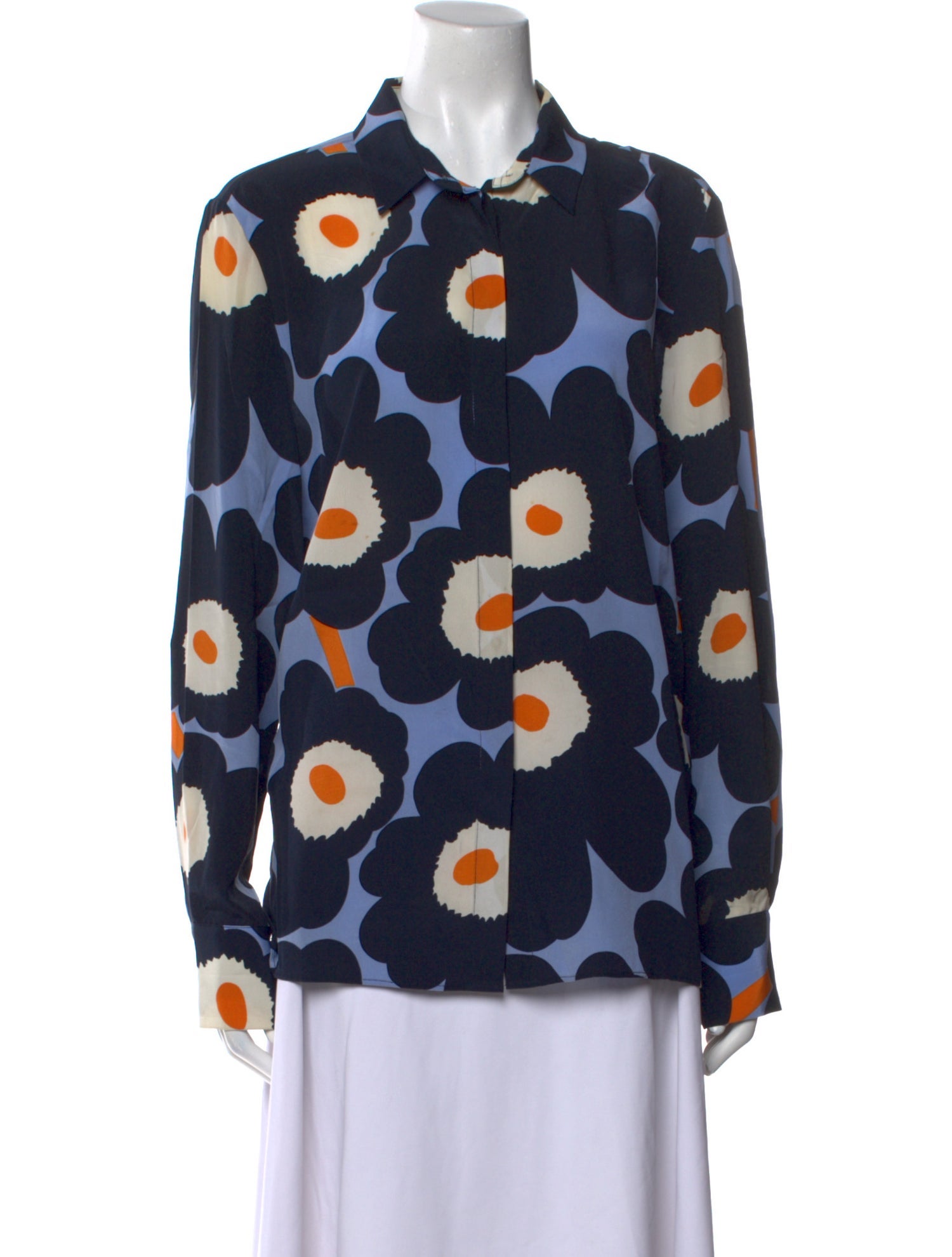 Marimekko Silk Printed Blouse