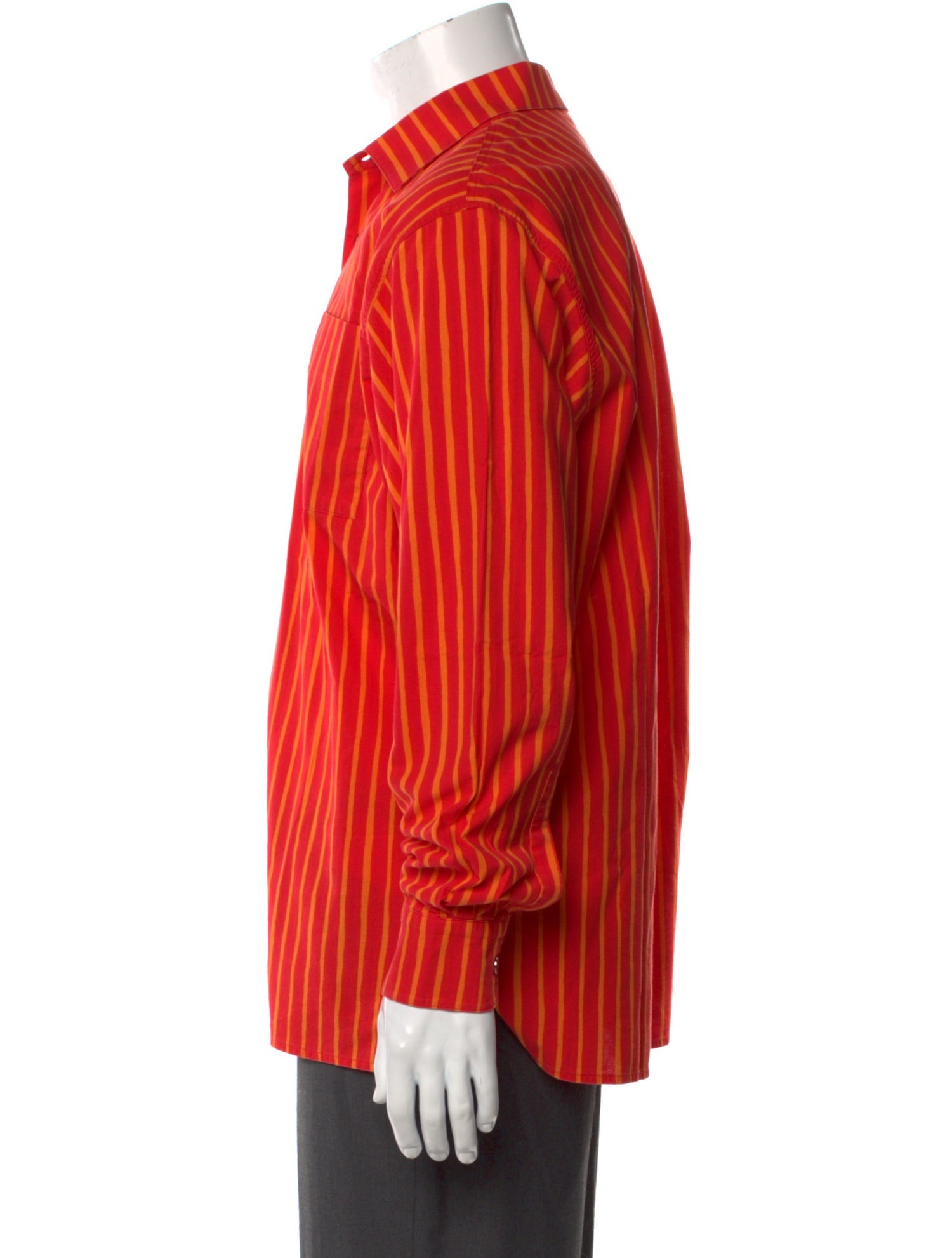 Marimekko Vintage Striped Dress Shirt