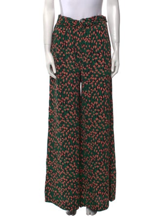 Marimekko Floral Print Wide Leg Pants