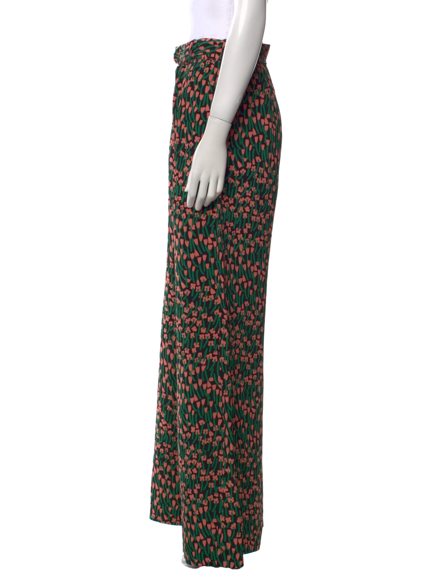 Marimekko Floral Print Wide Leg Pants