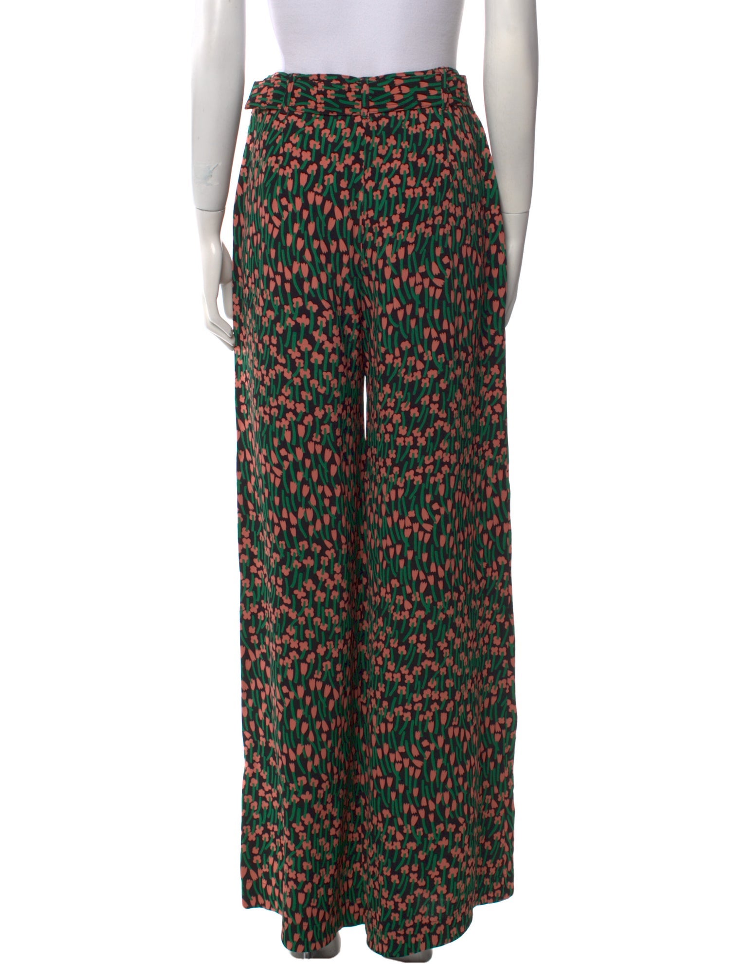 Marimekko Floral Print Wide Leg Pants