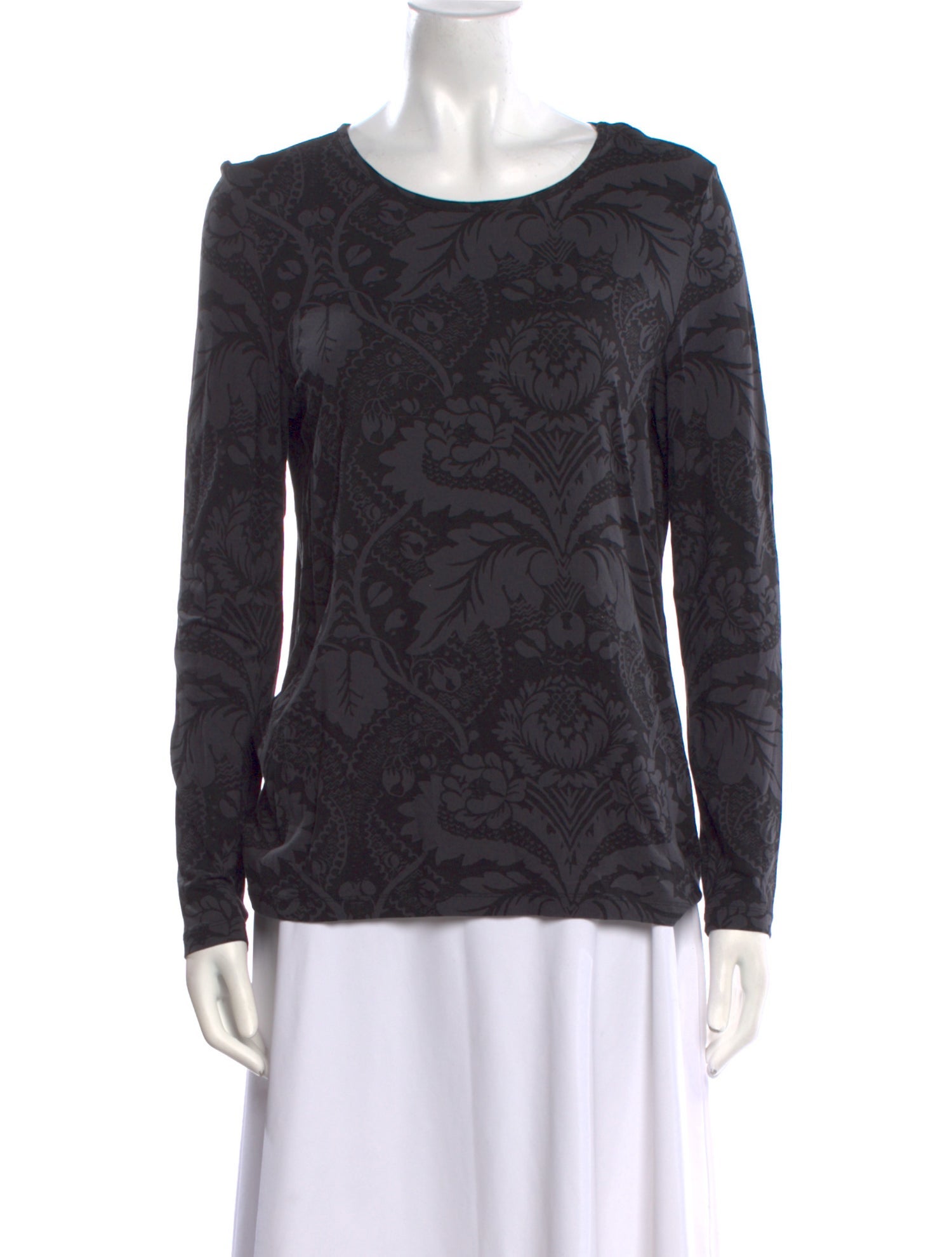 Marimekko Animal Print Scoop Neck Sweatshirt