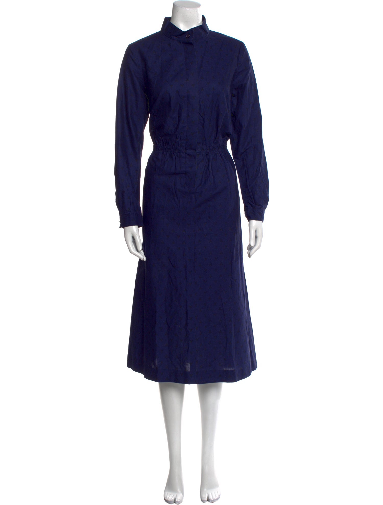 Marimekko Mock Neck Long Dress