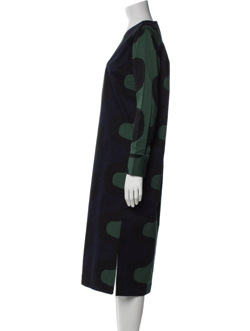 Marimekko Polka Dot Print Midi Length Dress