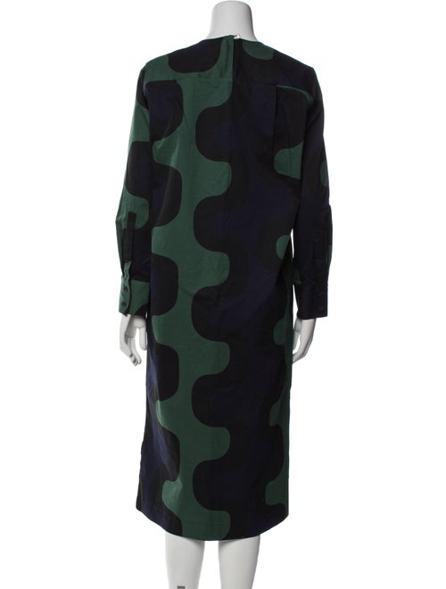 Marimekko Polka Dot Print Midi Length Dress