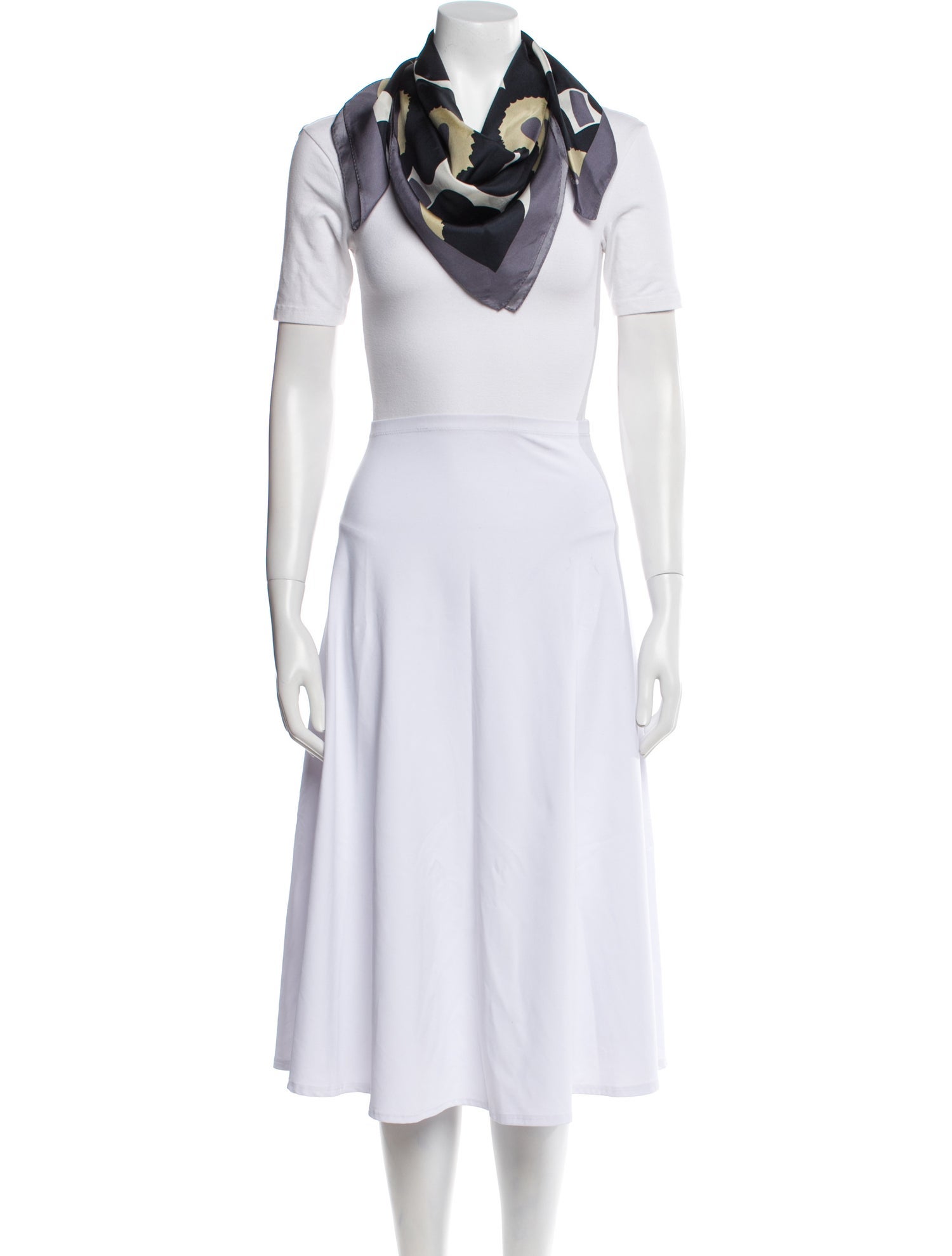 Marimekko Floral Print Scarf