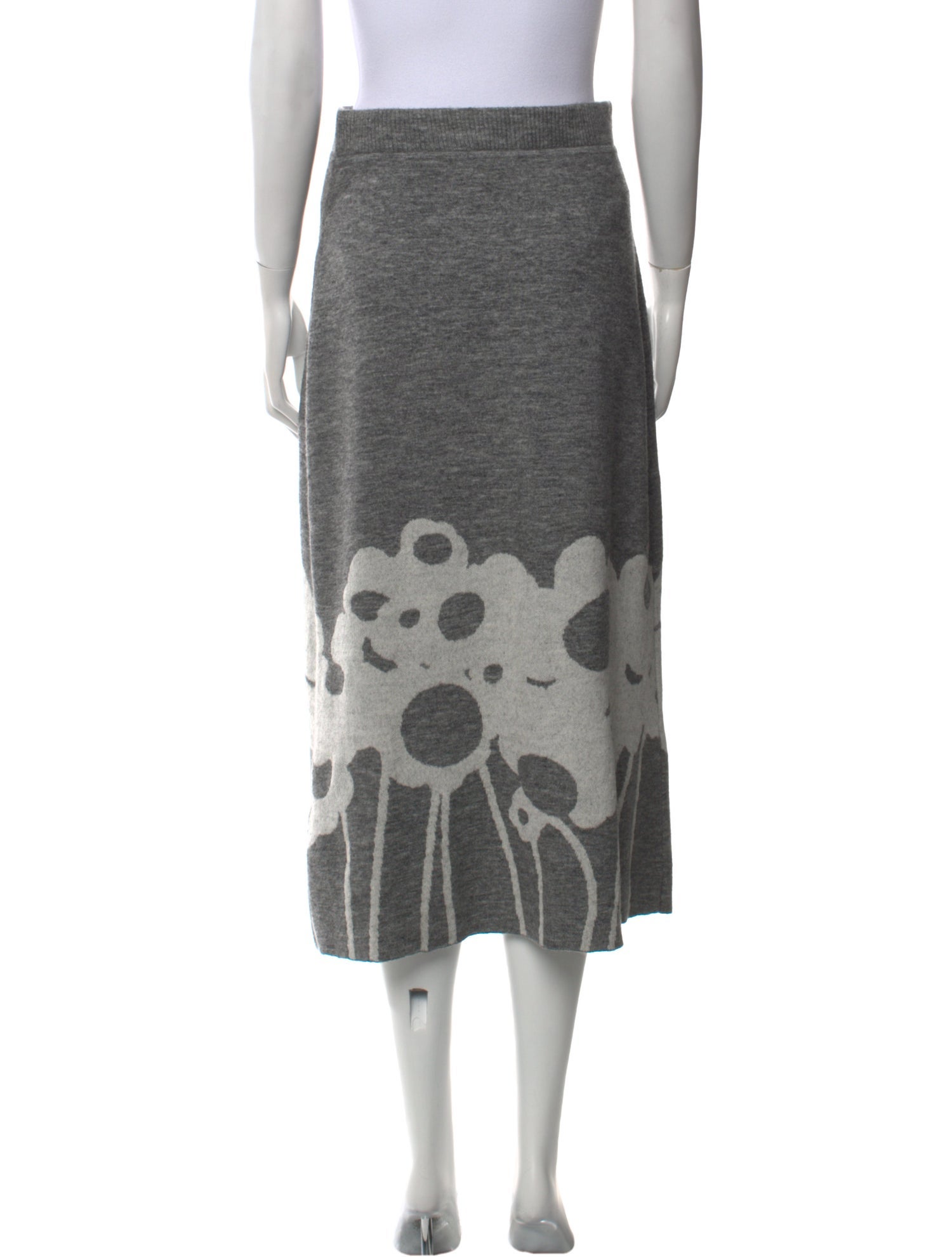 Marimekko Wool Midi Length Skirt