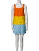 Marimekko Colorblock Pattern Square Neckline Tunic