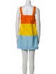 Marimekko Colorblock Pattern Square Neckline Tunic