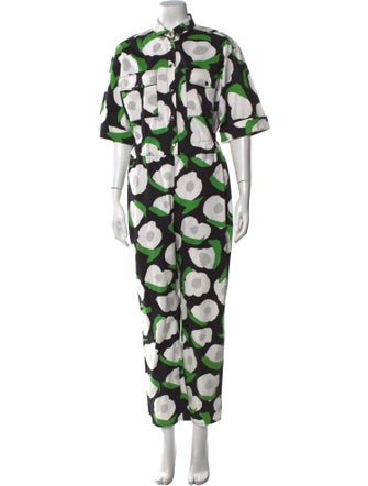 Marimekko Printed V-Neck Jumpsuit