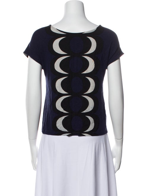 Marimekko Printed Bateau Neckline T-Shirt