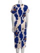 Marimekko Floral Print Midi Length Dress