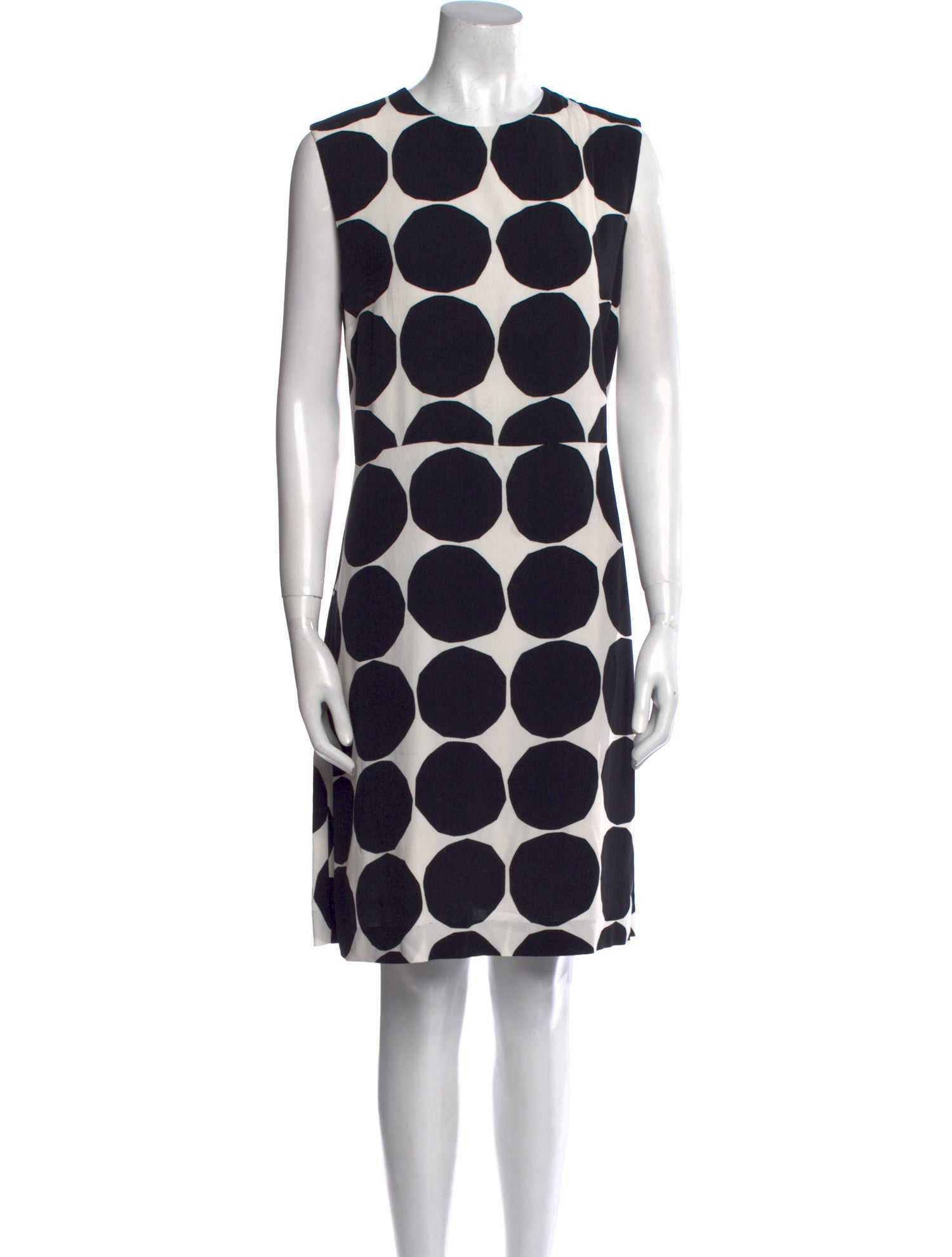 Marimekko Polka Dot Print Knee-Length Dress
