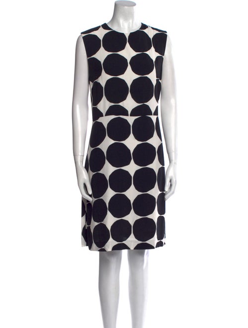 Marimekko Polka Dot Print Knee-Length Dress